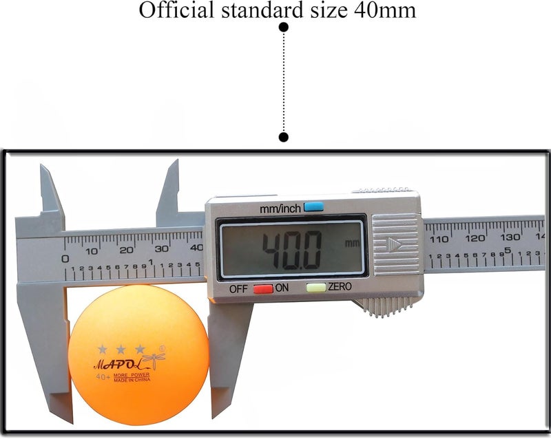 MAPOL 60/22 Count 3-Star 40+ Premium Ping Pong Balls Advanced Practice Table Tennis Ball - Image 5